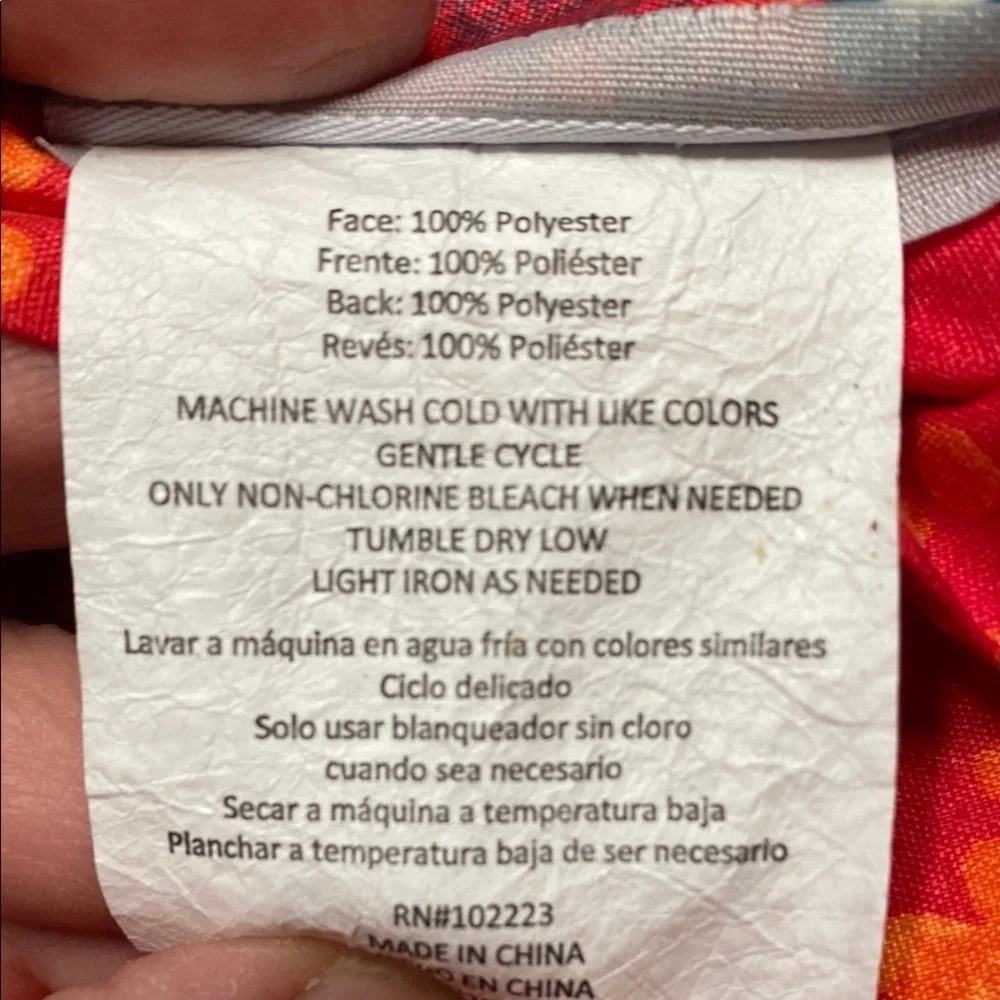 Paisley Duvet with Orange/Blue Intricate Design Sizee Full or Queen Prairie